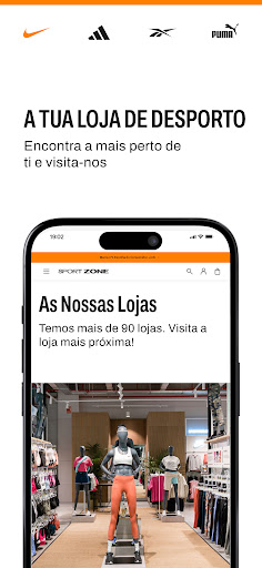 Android application Sport Zone screenshort