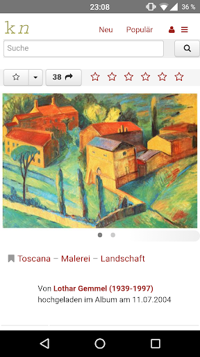 Android application kunstnet - Art Community screenshort
