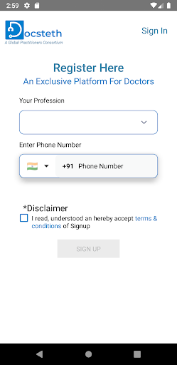 Android application Docsteth screenshort