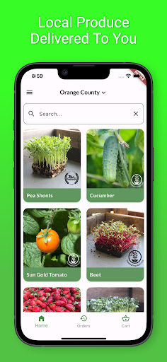 Android application Green Gardens screenshort