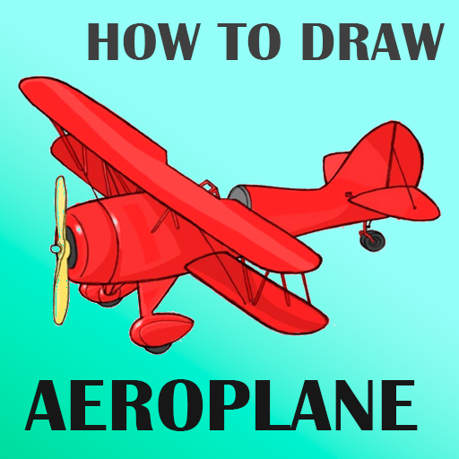How to draw Aeroplane logo