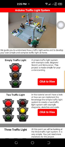Android application TrafficLight screenshort