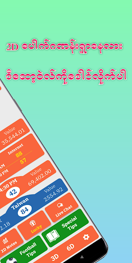 2D Myanmar - Lottery Data Screen 2