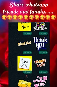 Thank you Sticker For Whatsapp