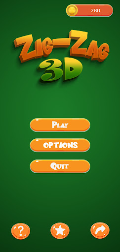 Android application Zig Zag 3D screenshort
