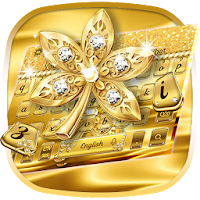 Золотой бриллиантовый лист
