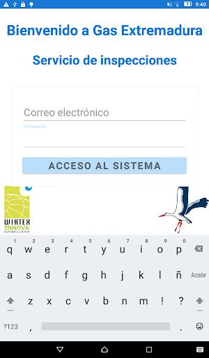 Android application DC GasExtremadura Inspecciones screenshort