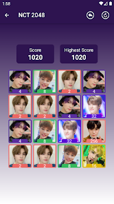 Captura de Pantalla 3 NCT 2048 Game android