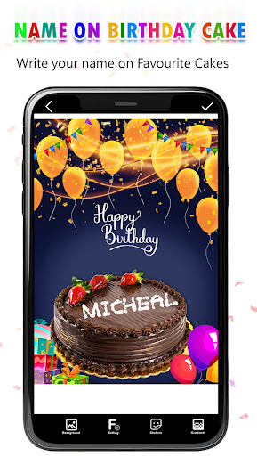 Write Name on Birthday Cake Screen 3