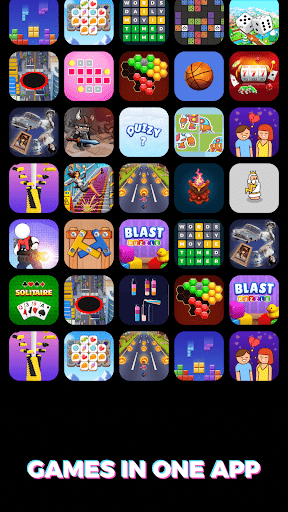 Android application Fundle: Games & Friends screenshort
