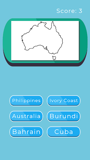 Android application Country Quiz Master screenshort