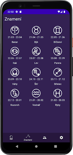 Horoscope and Numerology Screen 2