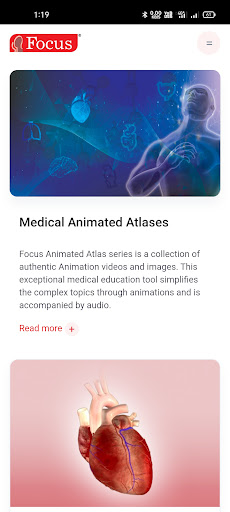 Android application Medical Atlas screenshort