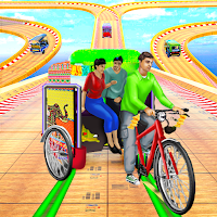 Modern Tuk Tuk Auto Cycle: Free Driving Games
