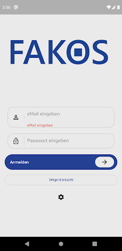 Android application Fakos Mobil screenshort