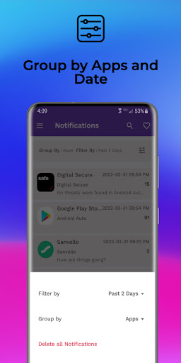 Backup: Notification History Screen 2