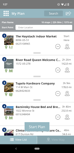Screenshot of Visit Mississippi