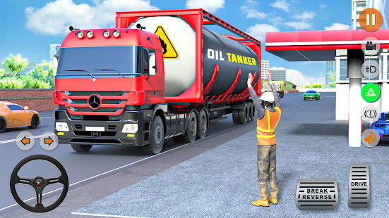 US Oil Truck Driving Games 1.0 APK + Mod (Unlimited money) untuk android