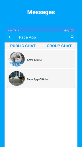 Social Face App