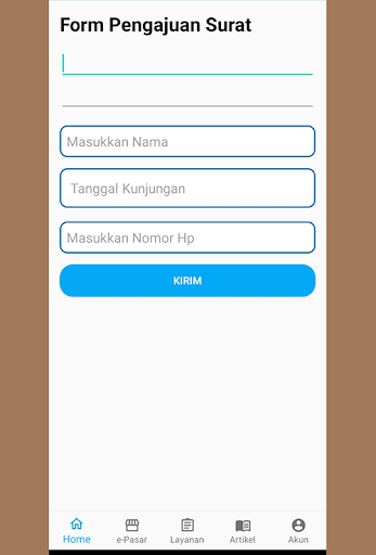 Android application Smart Desa Demo screenshort