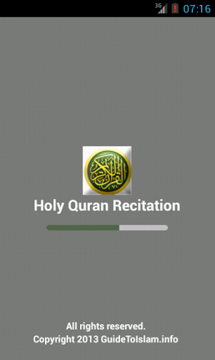 Android application Holy Quran Recitation 2 screenshort