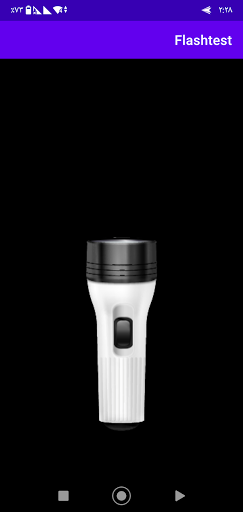 Android application Flashlight screenshort