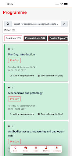 ECTRIMS 2024 Screenshot 4 - AppWisp.com