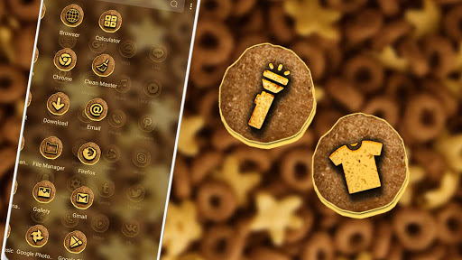 Chocolate Stars Cereal Theme Screen 3
