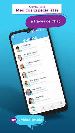 Android application Eurona screenshort