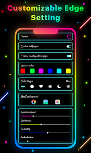 Phone Screen RGB Edge Lighting