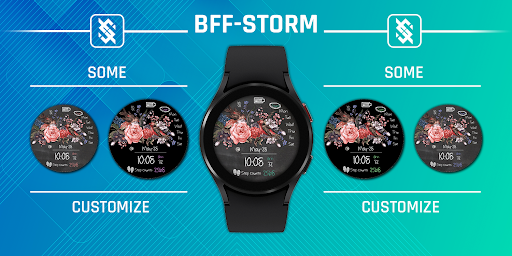 BFF53- Blackboard Art Flower