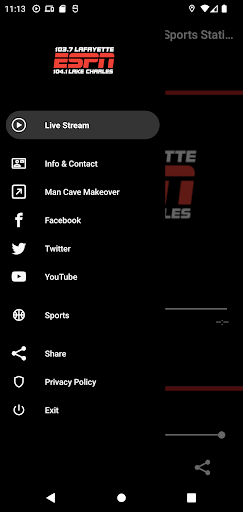 ESPN 104.1 Lake Charles Screen 2