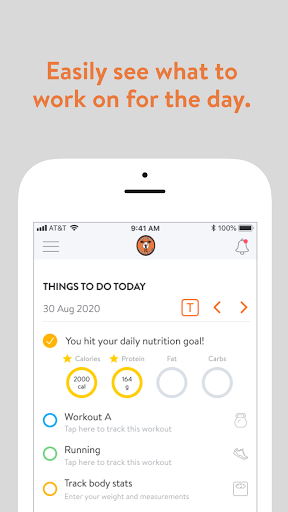Android application Upbeat Athletics screenshort