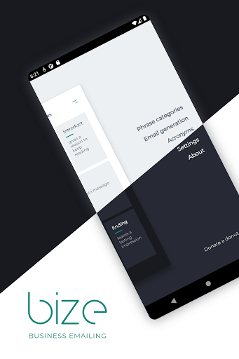Bize - email writing tool Screenshot 1 - AppWisp.com