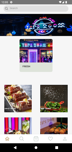 Android application taparoomitt screenshort