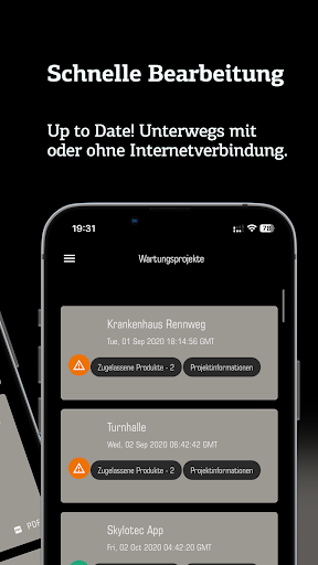 SKYLOTEC DOKU APP Screen 3