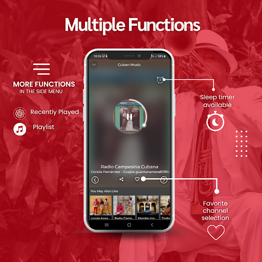 Screenshot of Cuban Music App