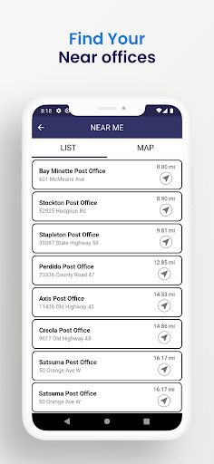 Post Office Near Me Screen 3