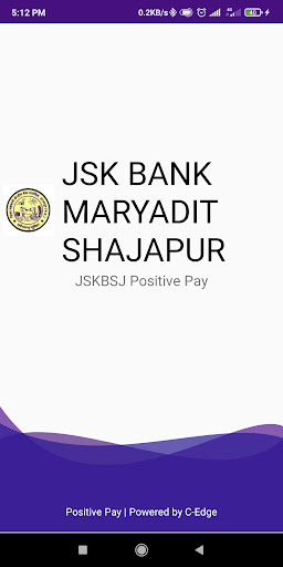 Android application JSKBSJ Positive Pay screenshort