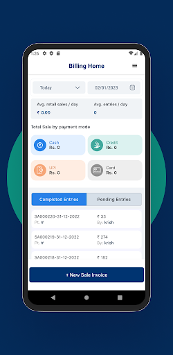 Android application Retail Billing SmartPharma360™ screenshort