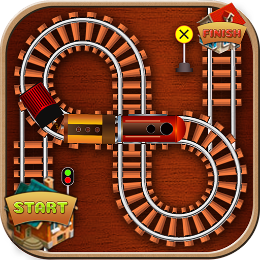 Rail Track Maze: Train Puzzler