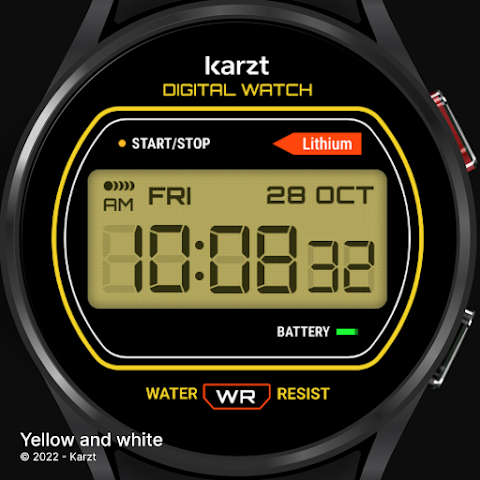 Digital karzt watch faceのおすすめ画像4
