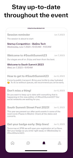 Screenshot of South Summit