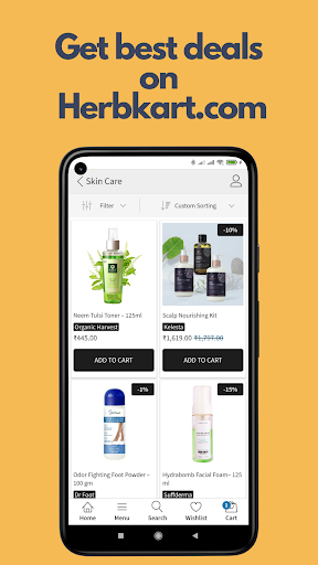 Herbkart - Online Shopping App Screen 2