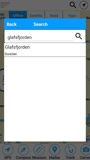 Glafsfjorden sjö Sverige Karta Screen 2