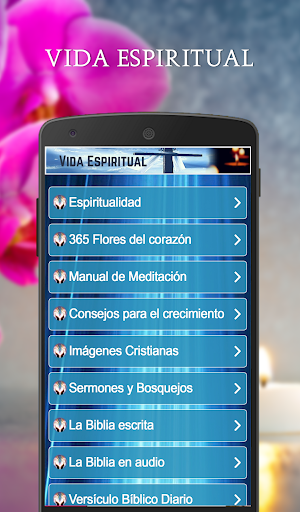 Android application Vida Espiritual screenshort