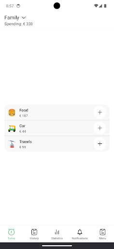 Android application Everycent screenshort