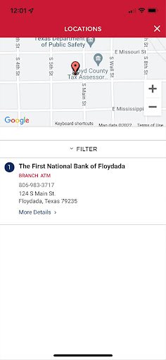 First Texas National Bank Screen 3