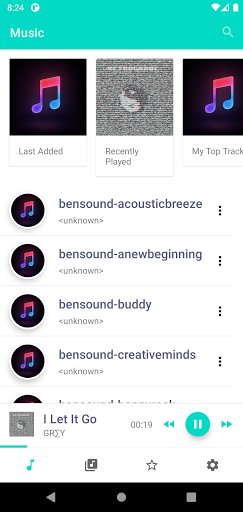 Mint Music - mp3, Music player Screen 2