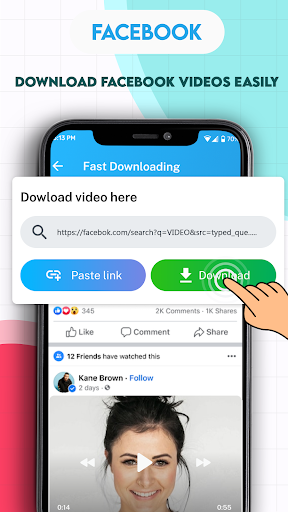 Android application Video Downloader: Video Saver screenshort